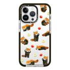 For iPhone 12 Pro Max Simple Illustration Pattern Full Coverage Phone Case(Cute Dog Bear B) - 1