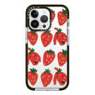 For iPhone 12 Pro Max Simple Illustration Pattern Full Coverage Phone Case(Strawberry Dog) - 1