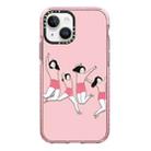 For iPhone 13 Simple Illustration Pattern Full Coverage Phone Case(Happy Friend A) - 1