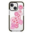 For iPhone 13 Simple Illustration Pattern Full Coverage Phone Case(Love Club A) - 1