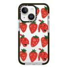 For iPhone 13 Simple Illustration Pattern Full Coverage Phone Case(Strawberry Dog) - 1