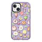 For iPhone 13 Simple Illustration Pattern Full Coverage Phone Case(Ice Cream Piglet) - 1