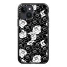 For iPhone 13 mini Simple Illustration Pattern Full Coverage Phone Case(Camellia A) - 1