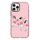 For iPhone 13 Pro Simple Illustration Pattern Full Coverage Phone Case(Happy Friend A) - 1