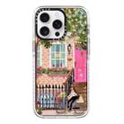 For iPhone 13 Pro Simple Illustration Pattern Full Coverage Phone Case(Spring Scene E) - 1