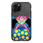 For iPhone 13 Pro Max Simple Illustration Pattern Full Coverage Phone Case(Personality Girl A) - 1