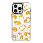 For iPhone 13 Pro Max Simple Illustration Pattern Full Coverage Phone Case(Cute Dog Bear A) - 1