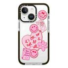 For iPhone 14 Simple Illustration Pattern Full Coverage Phone Case(Love Club A) - 1