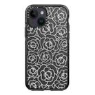 For iPhone 14 Simple Illustration Pattern Full Coverage Phone Case(Camellia B) - 1