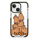 For iPhone 15 Plus Simple Illustration Pattern Full Coverage Phone Case(Capybara A) - 1