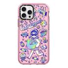 For iPhone 15 Pro Max Simple Illustration Pattern Full Coverage Phone Case(Summer Vacation A) - 1