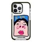 For iPhone 15 Pro Max Simple Illustration Pattern Full Coverage Phone Case(Cool Couple A) - 1