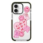 For iPhone 16 Plus Simple Illustration Pattern Full Coverage Phone Case(Love Club A) - 1