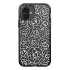 For iPhone 16 Plus Simple Illustration Pattern Full Coverage Phone Case(Camellia B) - 1