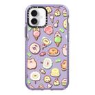 For iPhone 16 Plus Simple Illustration Pattern Full Coverage Phone Case(Ice Cream Piglet) - 1