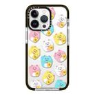 For iPhone 16 Pro Max Simple Illustration Pattern Full Coverage Phone Case(Lucky Cat B) - 1