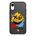 For iPhone XR Simple Illustration Pattern Full Coverage Phone Case(Graffiti Letters A) - 1