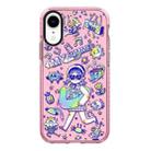 For iPhone XR Simple Illustration Pattern Full Coverage Phone Case(Summer Vacation A) - 1