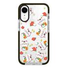 For iPhone XR Simple Illustration Pattern Full Coverage Phone Case(Lucky Cat A) - 1