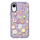 For iPhone XR Simple Illustration Pattern Full Coverage Phone Case(Ice Cream Piglet) - 1