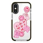 For iPhone XS Max Simple Illustration Pattern Full Coverage Phone Case(Love Club A) - 1