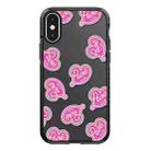 For iPhone XS Max Simple Illustration Pattern Full Coverage Phone Case(Love Club B) - 1