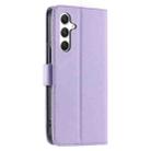 For Samsung Galaxy A25 5G Ring Buckle Rhombic Leather Phone Case(Purple) - 3