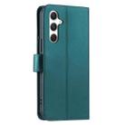For Samsung Galaxy A05s 4G Global Ring Buckle Rhombic Leather Phone Case(Green) - 3