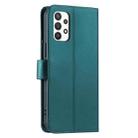 For Samsung Galaxy A32 4G Ring Buckle Rhombic Leather Phone Case(Green) - 3