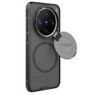 For vivo X200 Pro mini NILLKIN CamShield Prop MagSafe Magnetic Translucent PC Phone Case(Black) - 2