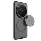 For vivo X200 Pro NILLKIN CamShield Prop MagSafe Magnetic Translucent PC Phone Case(Black) - 2