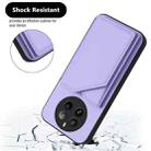 For Realme 12 Pro+ / 12 Pro Skin Feel Four Card Slots Phone Case with Wrist Strap(Purple) - 3