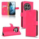 For OnePlus 13 Skin Feel Magnetic Flip Leather Phone Case(Rose Red) - 1