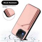 For Asus ROG Phone 8 Pro Skin Feel Four Card Slots Phone Case with Wrist Strap(Pink) - 3