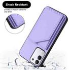 For vivo Y29 4G / T4x / Y300t Skin Feel Four Card Slots Phone Case with Wrist Strap(Purple) - 3