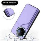 For vivo Y39 5G / Y300i Skin Feel Four Card Slots Phone Case with Wrist Strap(Purple) - 3
