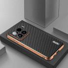 For Xiaomi 15 AZNS Electroplated Edge Carbon Fiber Texture Phone Case(Black) - 2