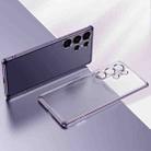 For Samsung Galaxy S25+ 5G SULADA Electroplating Frosted TPU Phone Case(Purple) - 1