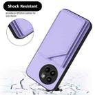 For Xiaomi Civi 4 Pro Skin Feel Four Card Slots Phone Case with Wrist Strap(Purple) - 3