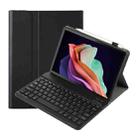 For Huawei MatePad SE 10.4 AH13 Ultra-thin Detachable Bluetooth Keyboard Leather Tablet Case(Black) - 1