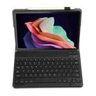 For Huawei MatePad SE 10.4 AH13 Ultra-thin Detachable Bluetooth Keyboard Leather Tablet Case(Black) - 3