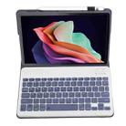 For Huawei MatePad SE 10.4 AH13 Ultra-thin Detachable Bluetooth Keyboard Leather Tablet Case(Lavender White) - 3