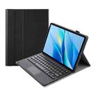 For vivo Pad Air / iQOO Pad 11.5 AV13-A TPU Ultra-thin Detachable Bluetooth Keyboard Leather Case with Touchpad(Black) - 1