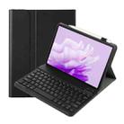 For Honor Pad X9 / X8 Pro 11.5 AH15 Ultra-thin Detachable Bluetooth Keyboard Leather Tablet Case(Black) - 1