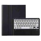 For vivo Pad3 12.1 inch AV10 TPU Ultra-thin Detachable Bluetooth Keyboard Leather Case(Black + White) - 2