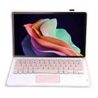 For Huawei MatePad SE 10.4 AH13-A Ultra-thin Detachable Bluetooth Keyboard Leather Tablet Case with Touchpad(Pink White) - 3