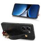 For Xiaomi Poco X7 Pro 5G Wristband Leather Back Phone Case(Black) - 3