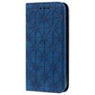 For iPhone 12 mini Lucky Flowers Embossing Pattern Magnetic Horizontal Flip Leather Case with Holder & Card Slots(Dark Blue) - 2