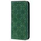For iPhone 12 mini Lucky Flowers Embossing Pattern Magnetic Horizontal Flip Leather Case with Holder & Card Slots(Dark Green) - 2