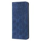 For Xiaomi Redmi 9A Lucky Flowers Embossing Pattern Magnetic Horizontal Flip Leather Case with Holder & Card Slots(Dark Blue) - 2